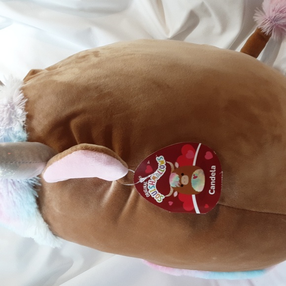 16" Squishmallows  - Candela the Highland Cow, 2023 Valentine, NWT, HTF - Picture 4 of 6
